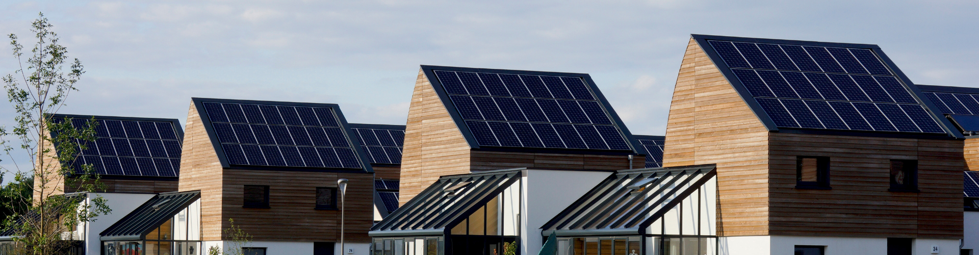house with solar panel