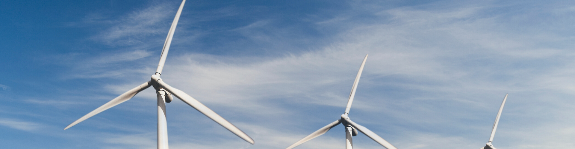offshore windfarm from below