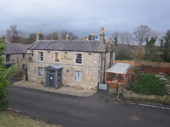 The old listed, stone build, Dyvels Pub located in Corbridge
